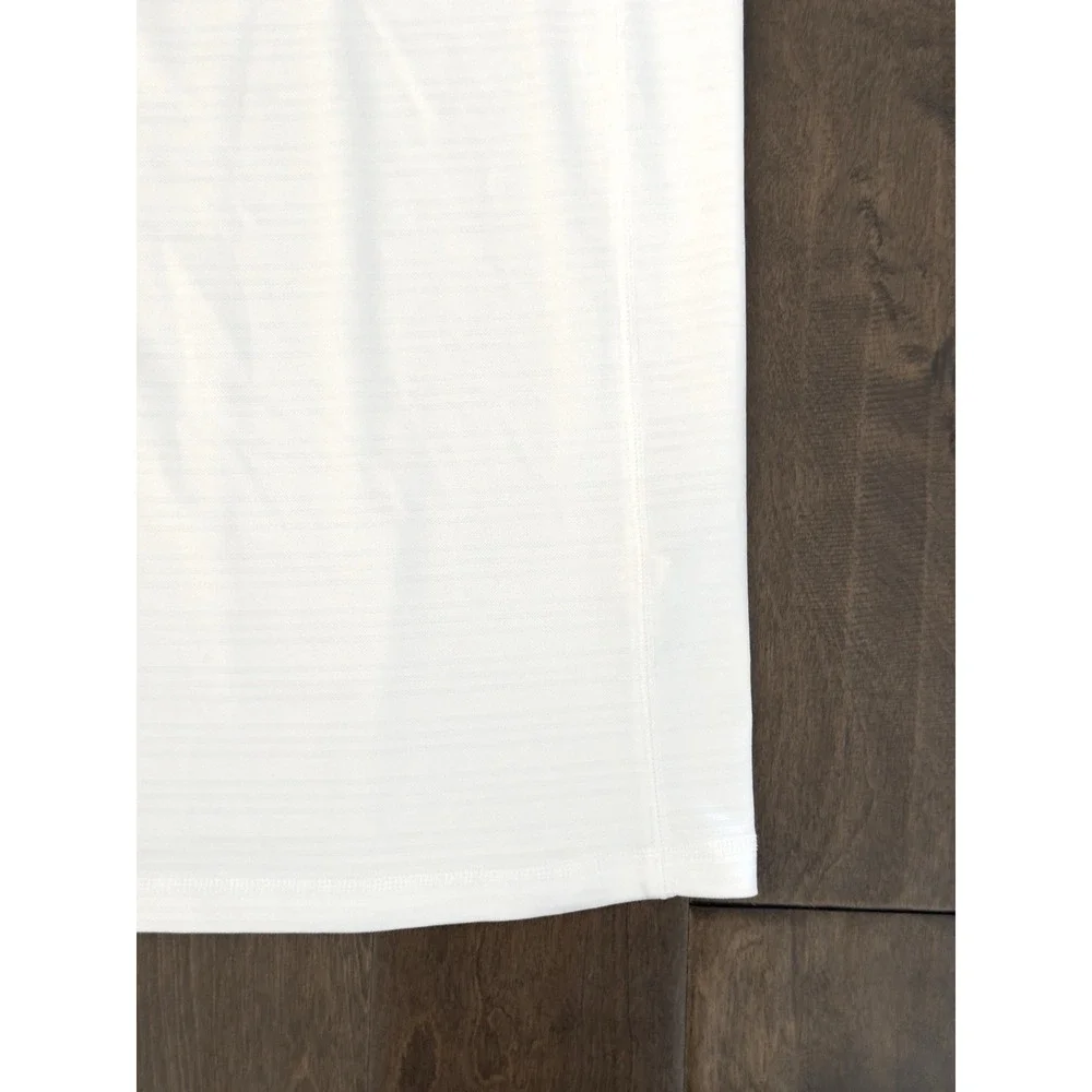 Adidas Polo Golf Shirt Mens Size 2XL White Short Sleeve Climacool WSA Basketball